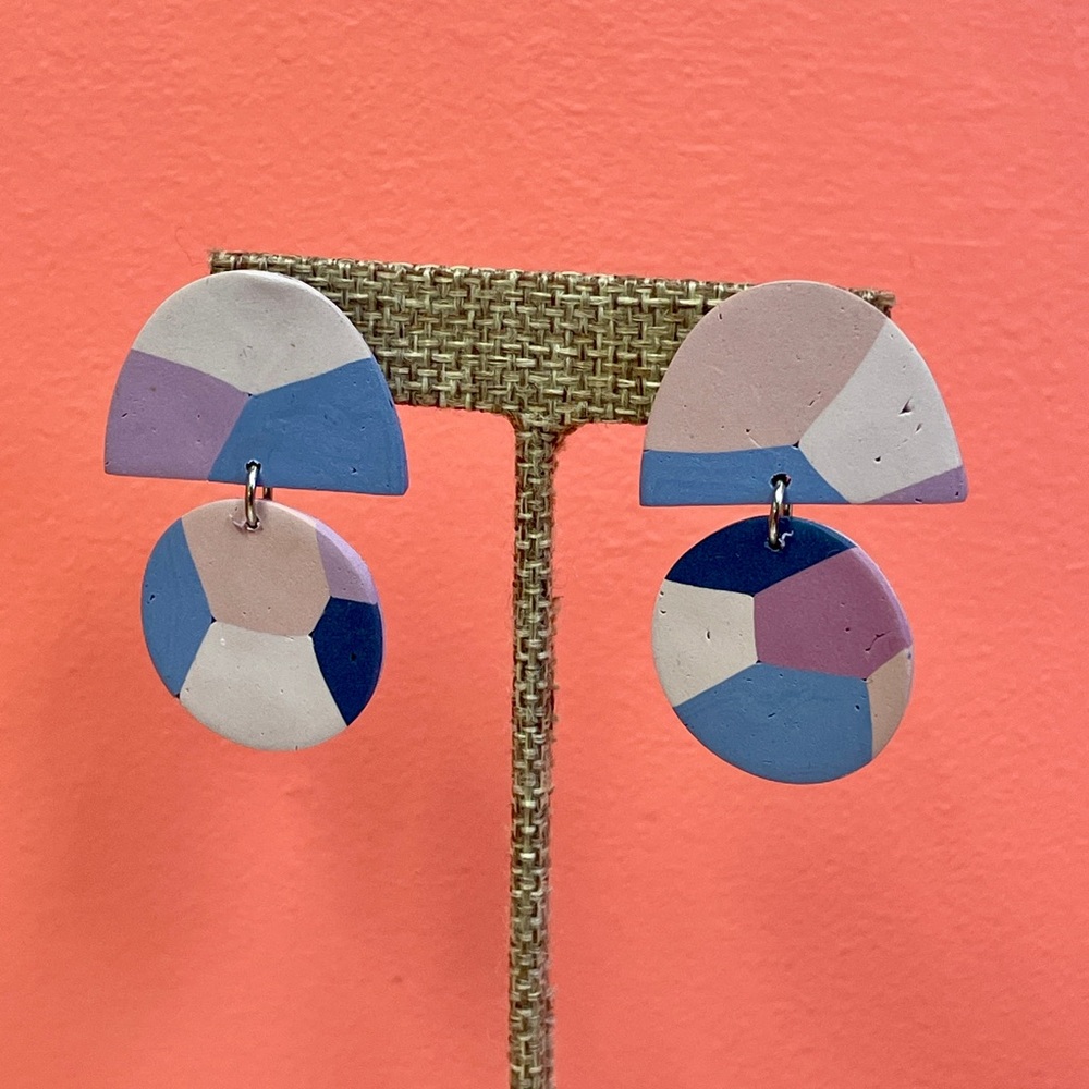 Chic Multicolor Geometric Earrings